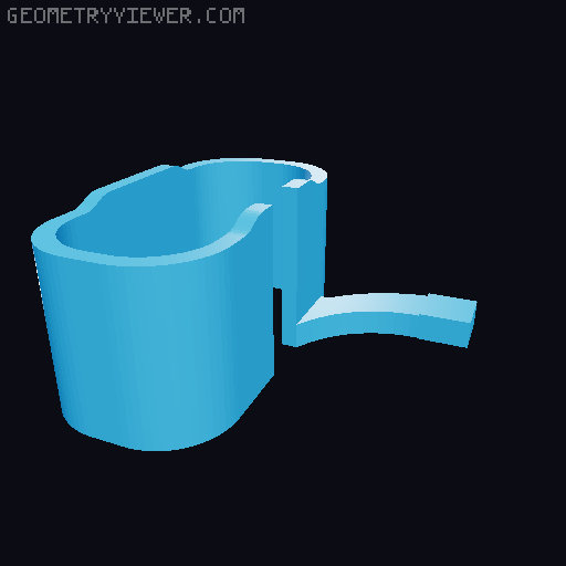 Watch stand but interference fit 3D model thumbnail