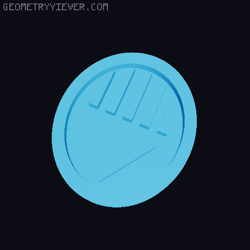 Lantern Corps for Cisco Gold Ring ( Green Lantern ) 3D model thumbnail