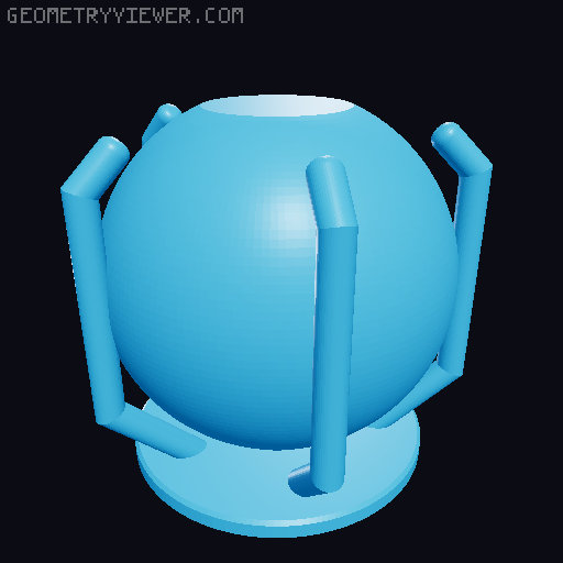 Starship catchtower 3D model thumbnail