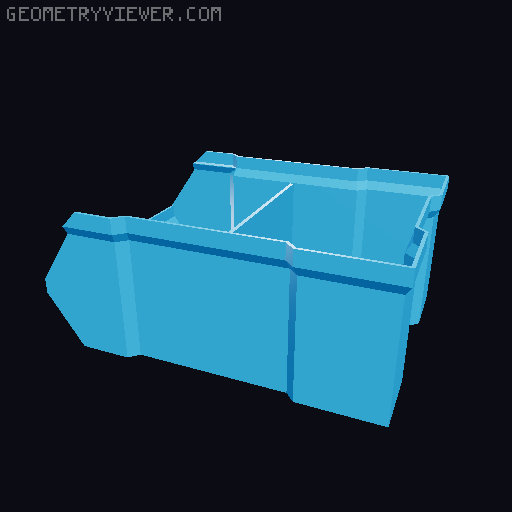 Stackable boxes 3D model thumbnail