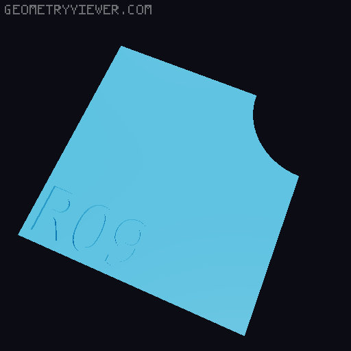 Radius Gauge - Convex & Concave 3D model thumbnail