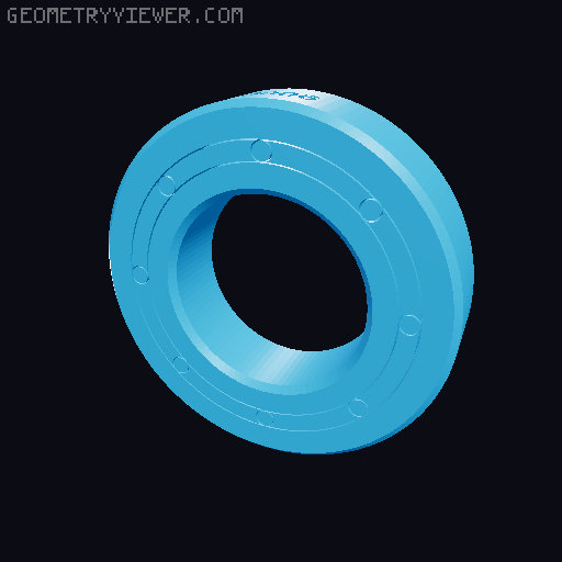 Bearing Set - 608 - 6006 3D model thumbnail
