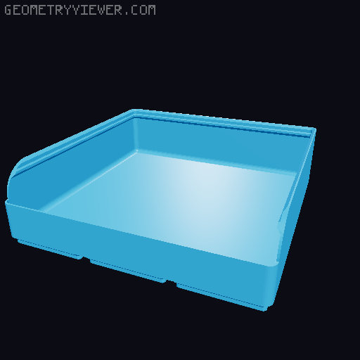 Gridfinity rouded bins collection all sizes 3D model thumbnail