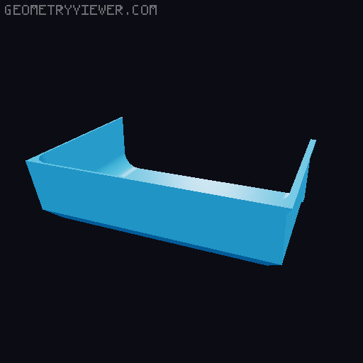 Modular Drawer Organizer Remix 3D model thumbnail