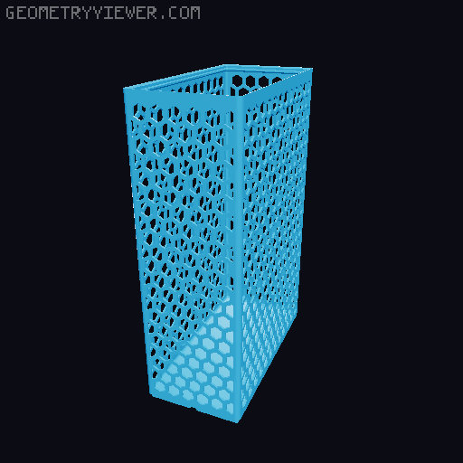 Gridfinity Hex Bins all sizes 3D model thumbnail