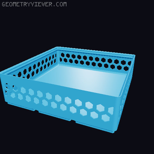 Gridfinity Hex Bins all sizes 3D model thumbnail