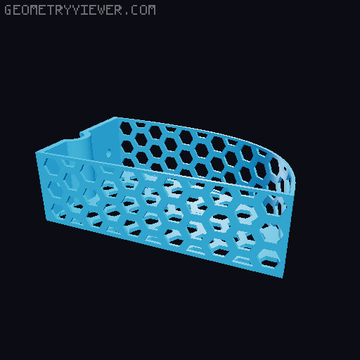 Shower basket 3D model thumbnail