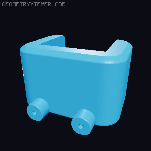 Articulated Arm clamp 3D model thumbnail