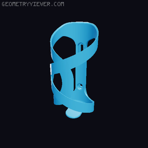 Bottle Cage 3D model thumbnail