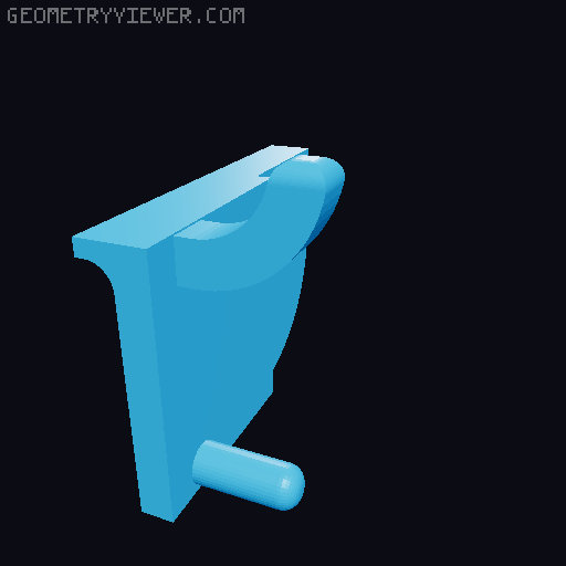 Ultimate Drawer System XL Pegboard Adapter 3D model thumbnail