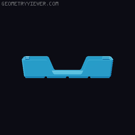 Gridfinity wall cutout collection 3D model thumbnail