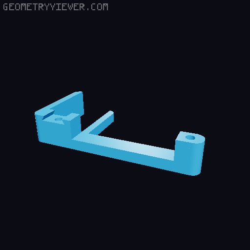 Bed connector of baby bed IKEA GULLIVER and parents bed IKEA ASKVOLL 3D model thumbnail