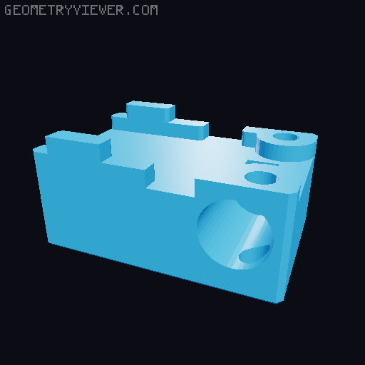 Sovol SV08 - BTT Eddy Mount 3D model thumbnail