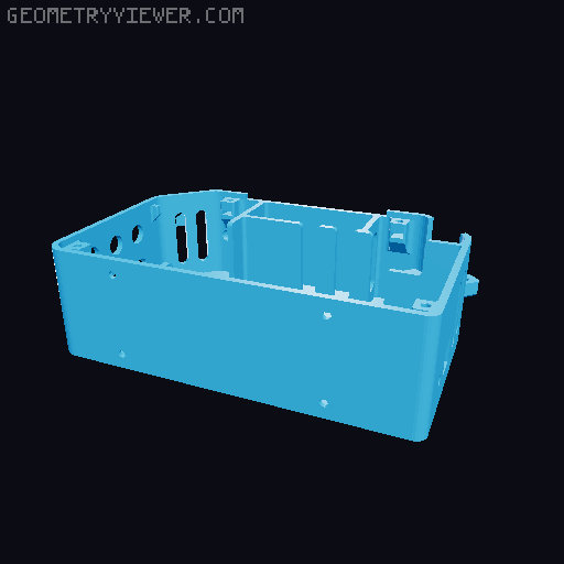 MK3S Big Einsy Case Fan-Mod 3D model thumbnail