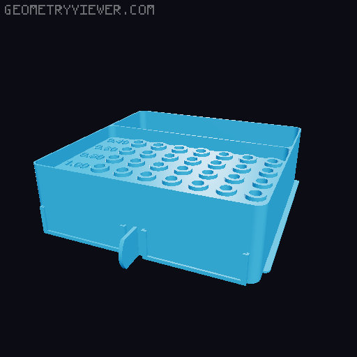 Threaded Nozzle Drawers 3D model thumbnail