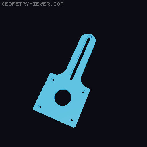 Harbor Freight Router Circle Jig 3D model thumbnail