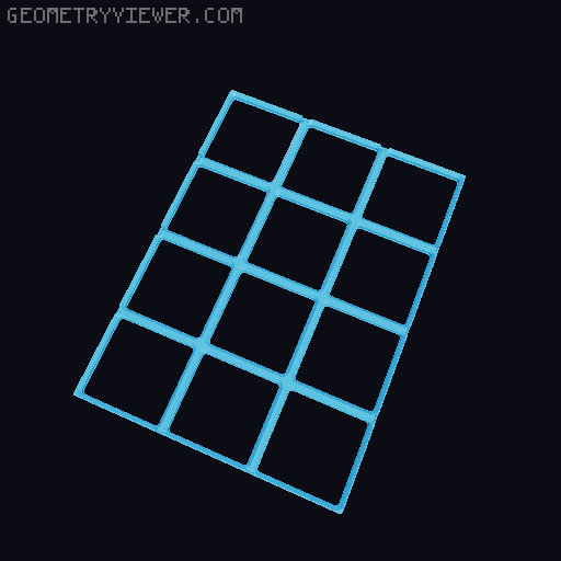 Gridfinity Clip Base - Base (REMIX) 3D model thumbnail