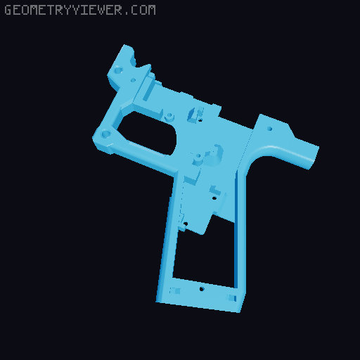 Power Tool Style Batterybox for the Protean Foam Blaster 3D model thumbnail