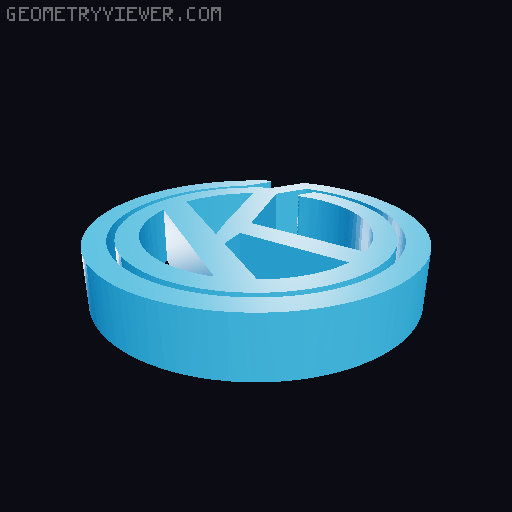 KeyRing Letters 3D model thumbnail