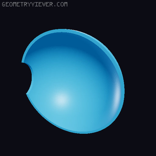 Pokeball 3D model thumbnail