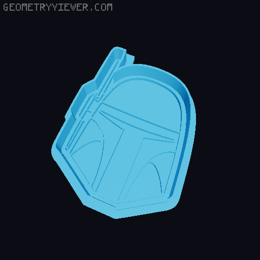 Star Wars - cookie cutter set 3D model thumbnail