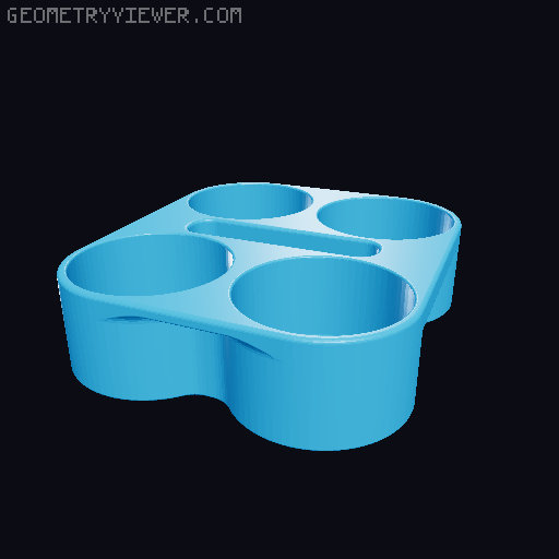 Drink Caddy 3D model thumbnail