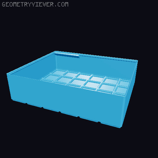 Gridfinity cups height 9 (67mm) collection 3D model thumbnail