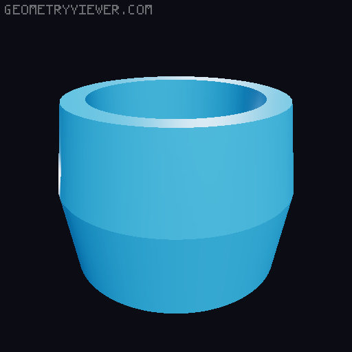 Succulent Plant Pots 3D model thumbnail