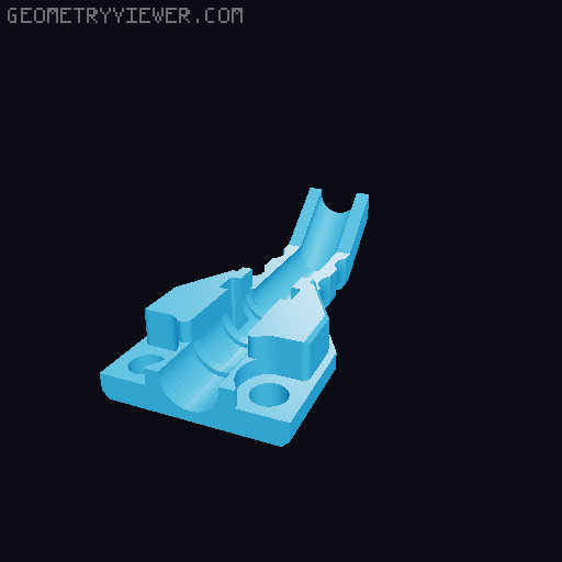 Sovol SV06 Strain Relief 3D model thumbnail