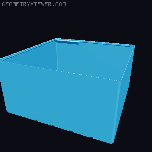 Gridfinity cups height 18 (130mm) collection 3D model thumbnail