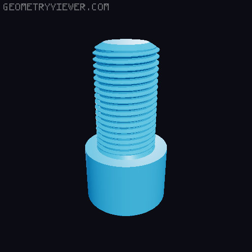 Hundreds of Metric Allen Screws with Cylindrical Head M2 up to M64 3D model thumbnail