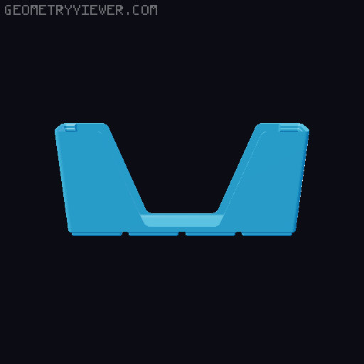 Gridfinity wall cutout collection 3D model thumbnail
