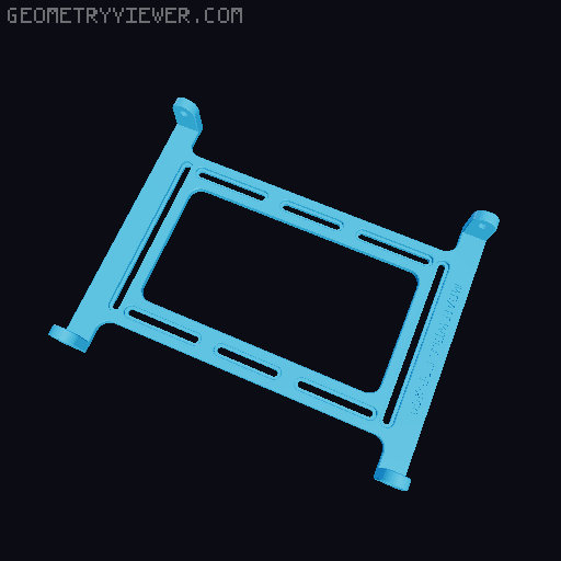 EMS TOP Mount - Mean Well 3D model thumbnail