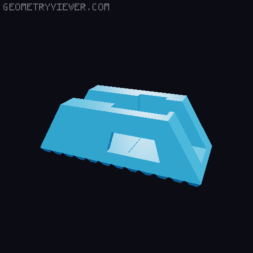 Folding Pocket Utility Knife 3D model thumbnail