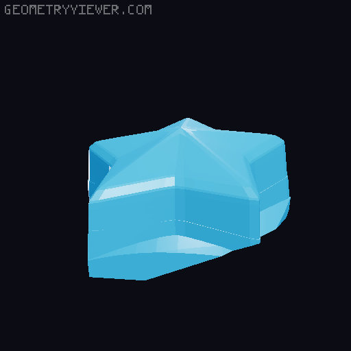 Animal Crossing Fossil Box 3D model thumbnail