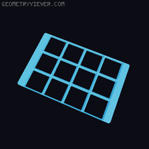 Re-mix Milwaukee Packout Low Profile Compact Organizer to add Gridfinity organizer bins. 3D model thumbnail