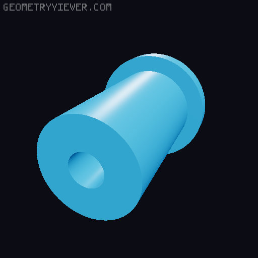Ratchet strap reel (clicky assembly) 3D model thumbnail