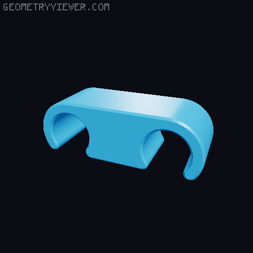 Watercooling / Radiator hose clamps 3D model thumbnail