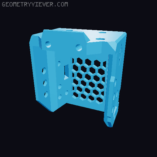 EVA APUS extruder and XG hotend 3D model thumbnail