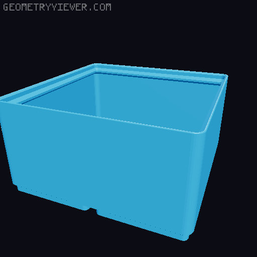 Systainer Mini Gridfinity (small + normal build plate) 3D model thumbnail