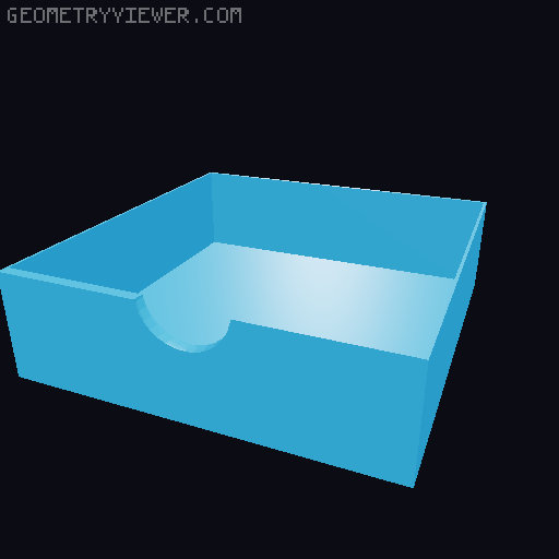 Gridfinity Drawers Chest 4x4 3D model thumbnail