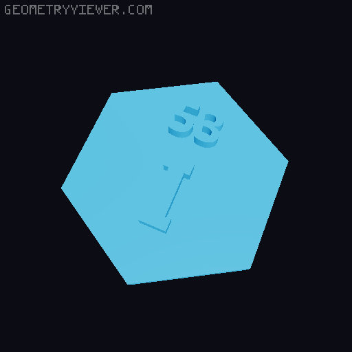 The truly periodic table of elements 3D model thumbnail
