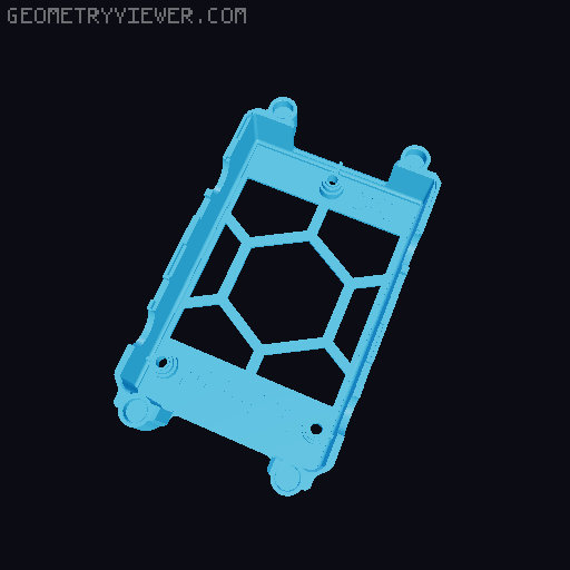 UPDATED Elegoo Centauri Carbon CC Lighter toolhead cover (PETG) 3D model thumbnail