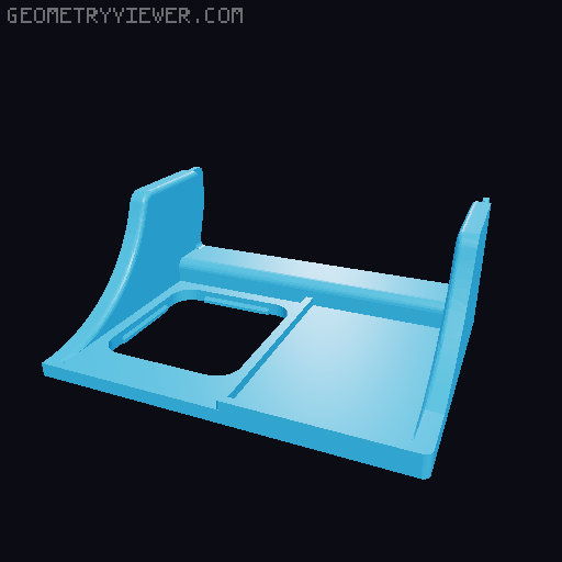 Wall Control WowStick Shelf 3D model thumbnail