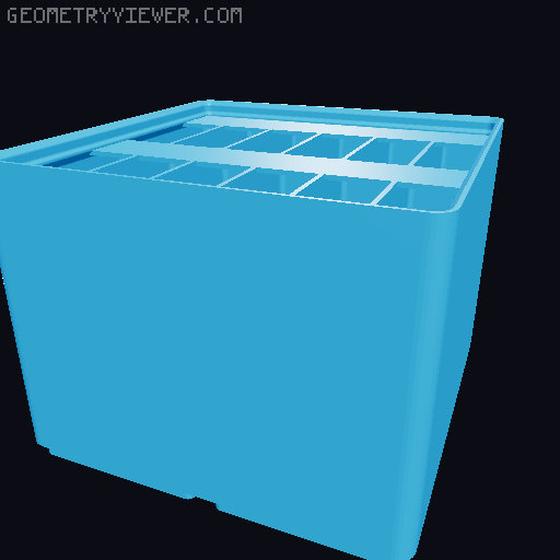 Gridfinity Ultra Light Bins - Divider Label Edition 3D model thumbnail