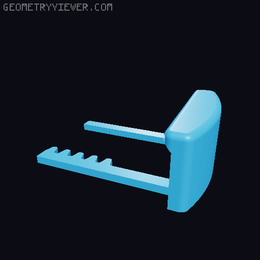 phone surface mount for car 3D model thumbnail