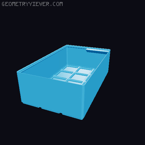 Gridfinity cups height 9 (67mm) collection 3D model thumbnail