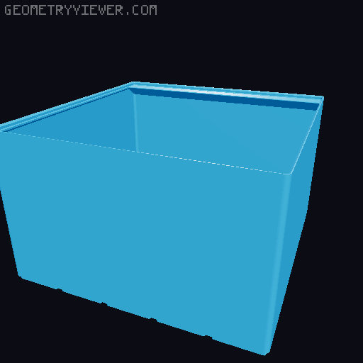 Gridfinity cups height 18 (130mm) collection 3D model thumbnail