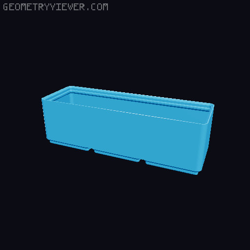Gridfinity cups height 5 (39mm) collection 3D model thumbnail
