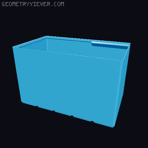Gridfinity cups height 18 (130mm) collection 3D model thumbnail